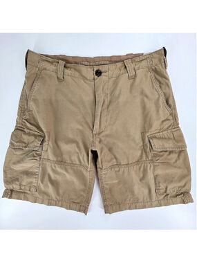 Americana Workwear Polo Ralph Lauren Cargo Shorts Men 32 Khaki Utility
